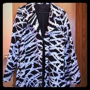 Apostrophe Stretch trenchcoat black