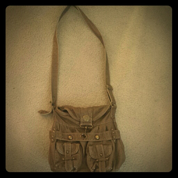 Tan rustic purse
