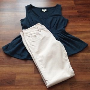 Loft Pale Pink Modern Straight Pants--Petite!