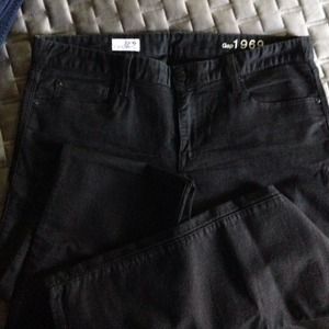 Gap 1969 Real Straight Black Jeans