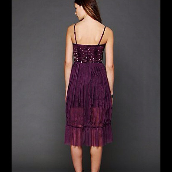 πHOST PICKπFree People purple slip dress - Picture 2 of 4