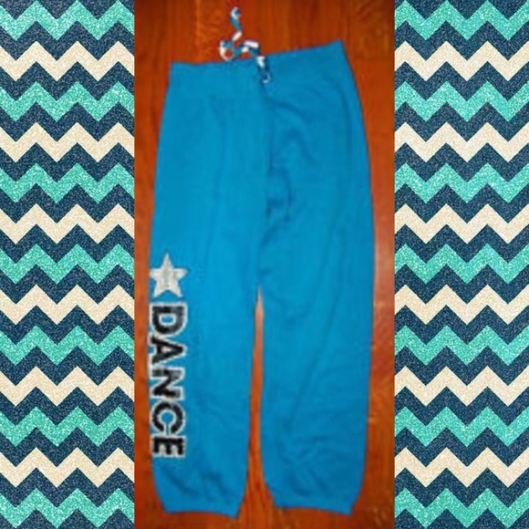 Blue dance sweatpants