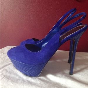 Bebe Suede Platforms