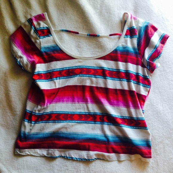 MULTI COLORED PRINTED TEE - SUPER CUTE