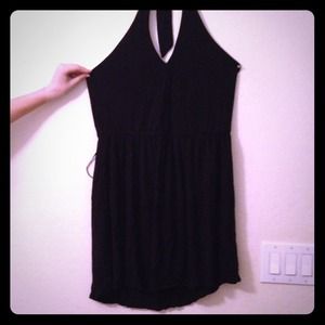 Short Black Halter Dress
