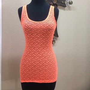 Sheer orange BKE tank