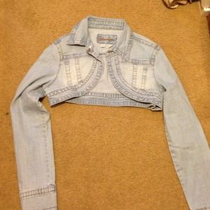 💜Crop Top Jean Jacket 💜