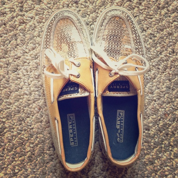 Sequined Sperry Top Siders