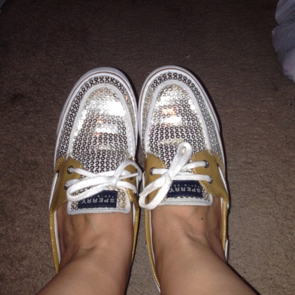 Sperry Shoes - Super Cute sequined Sperry top-siders