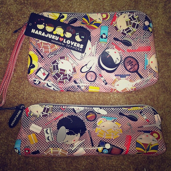 Harajuku Lovers Makeup Bags Set