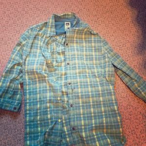 Green plaid Outdoors Shirt