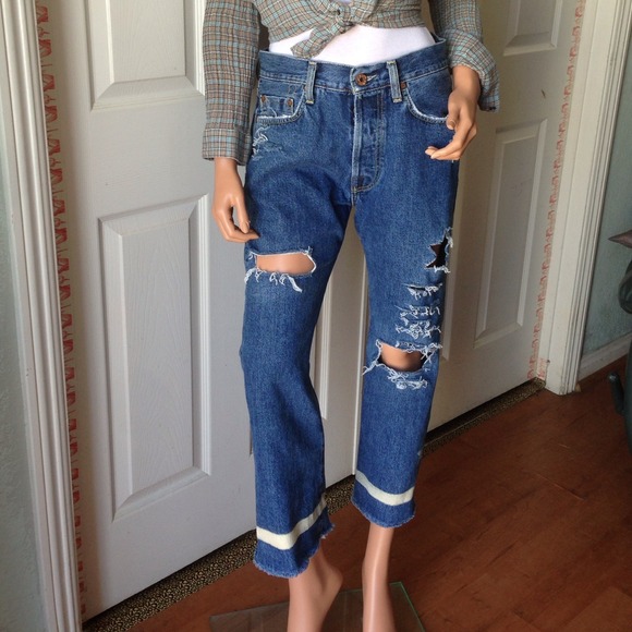 1969 made in italy  Denim - Vintage boyfriend ankle jeans
