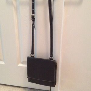 Tignanello black leather cross body