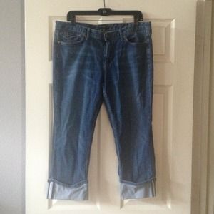 Banana Republic Cuffed Cropped Jeans