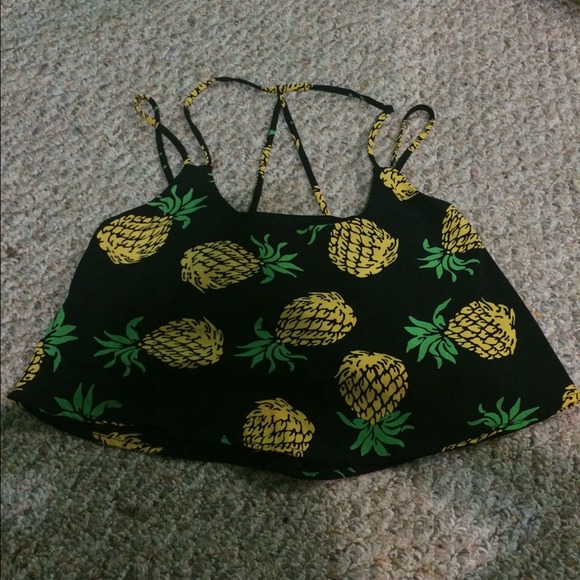 Pineapple crop top