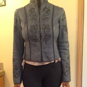 Authentic Elie Tahari leather jacket!