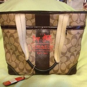 Coach small tote.