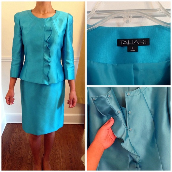 Tahari skirt suit