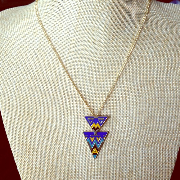 boutique Jewelry - Chevron necklace & earring set available to bundle
