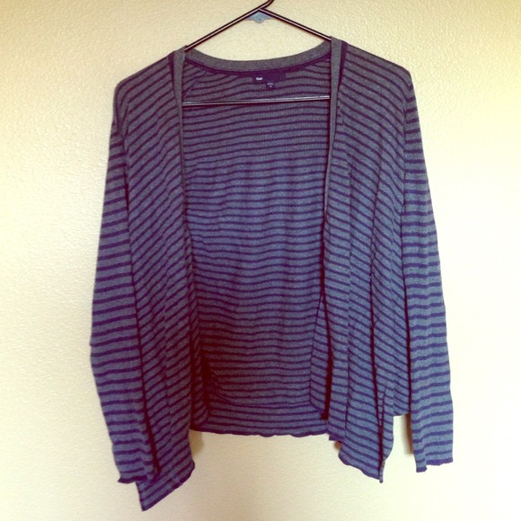 Gap Striped Cardigan - Picture 1 of 4