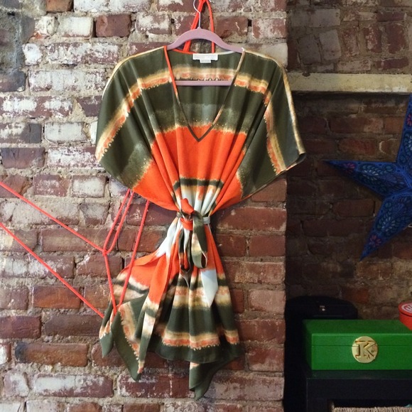 MICHAEL by Michael Kors silk tunic and belt, S/M - Picture 2 of 4