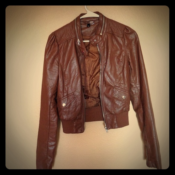 Vegan Leather ZipUp Jacket