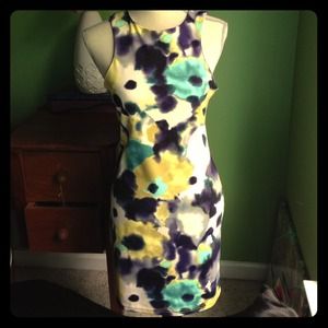 Stunning watercolor design dress!