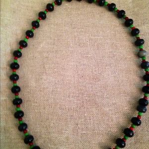 Ethnic stretch necklace