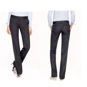J. Crew City Fit Pinstripe slacks