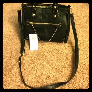 Steve Madden Bag! Black & Gold!