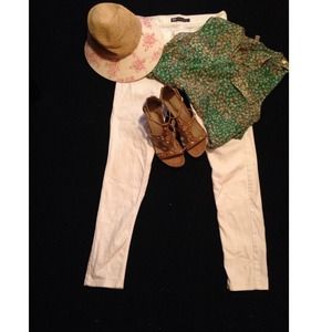 White Levi Jeans