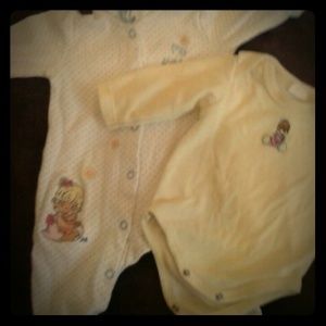 Precious moments Baby onesie and button up jumper