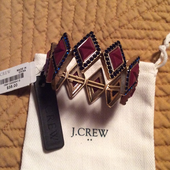 J. Crew Factory GEMSTONE TRIANGLE  BRACELET HP7/28