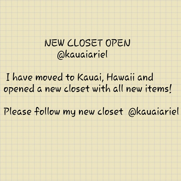 NEW CLOSET OPEN!