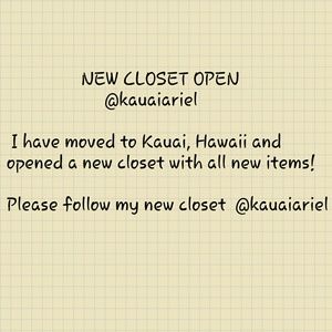 NEW CLOSET OPEN!