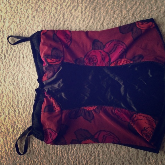 Corset top from Victoria Secret