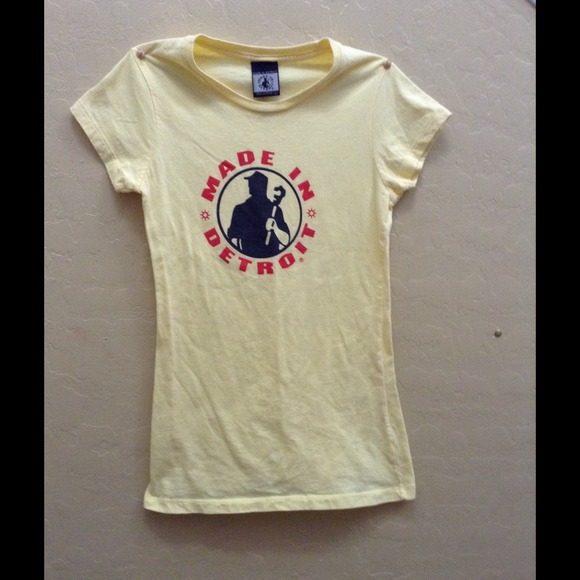 Yellow Made In Detroit shirt