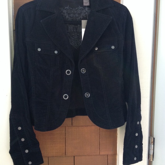 New black corduroy jacket.