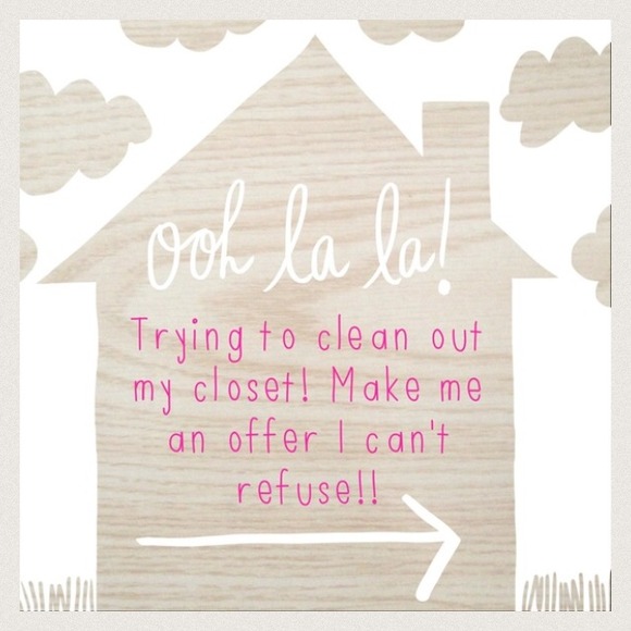 Everything's BOGO 1/2! Make me an offer on 1 item!