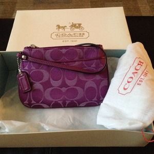 Recently REDUCED Coach Wristlet