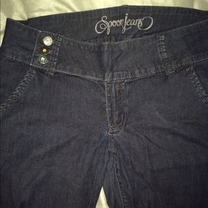 Bundled trio of jeans