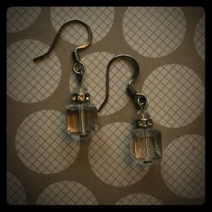 Cute clear beaded earrings
