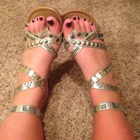 SOLD. Charlotte Russe sandals - Picture 1 of 4