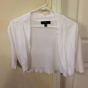 Shirt sleeved crop cardigan