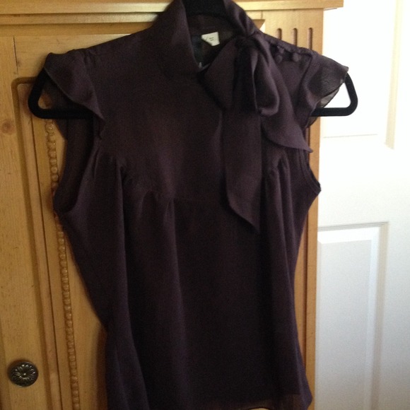 Chocolate brown blouse
