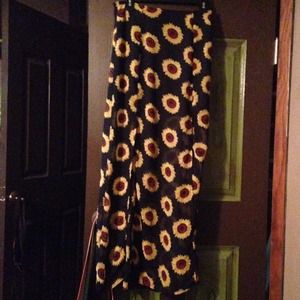 Sunflower maxi skirt