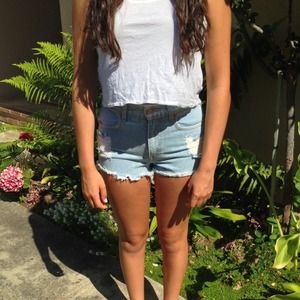 Brandy Melville Denim High Waisted Shorts