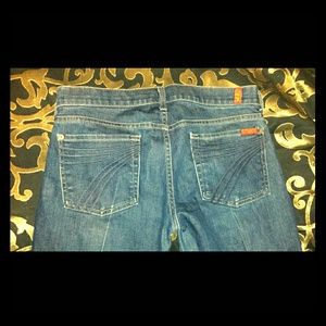7 for all mankind jeans Dojo style