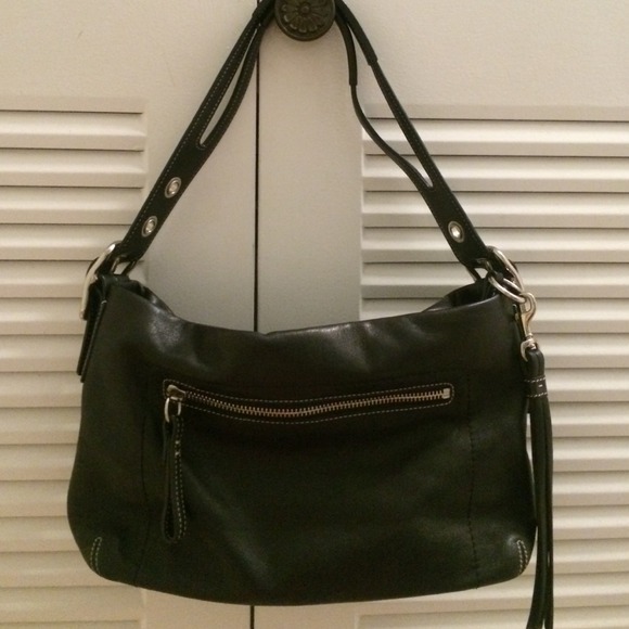 Coach black handbag- authentic