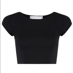 *SOLD* Black crop top